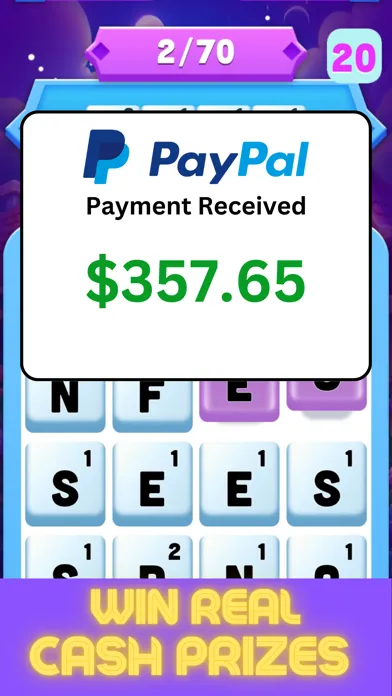 Real Cash Word Search سکرین شاٹس