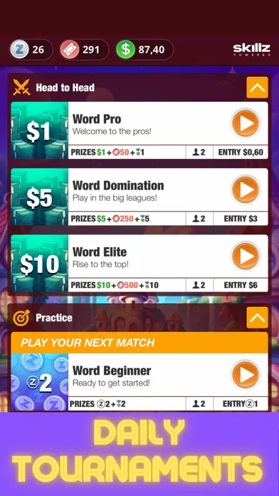 Real Cash Word Search سکرین شاٹس
