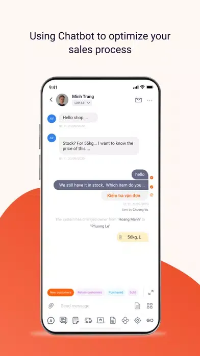 Скриншоты Chatbox Bot Ban Hang