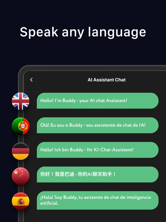 BotBuddy - AI Assistant iPad  स्क्रीनशॉट
