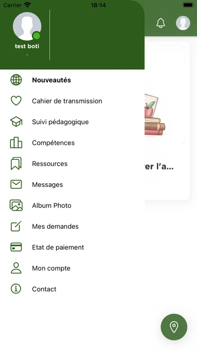 Ảnh chụp màn hình của Digischool Maroc