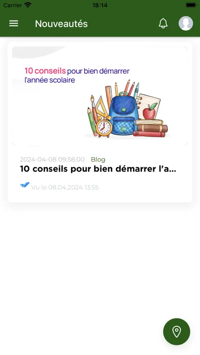 Ảnh chụp màn hình của Digischool Maroc