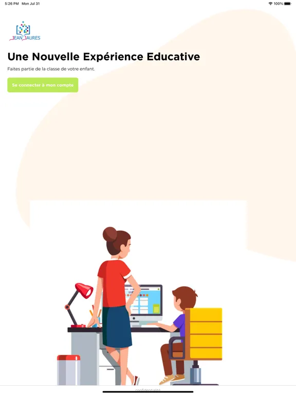 Groupe Scolaire Jean Jaures iPad  スクリーンショット