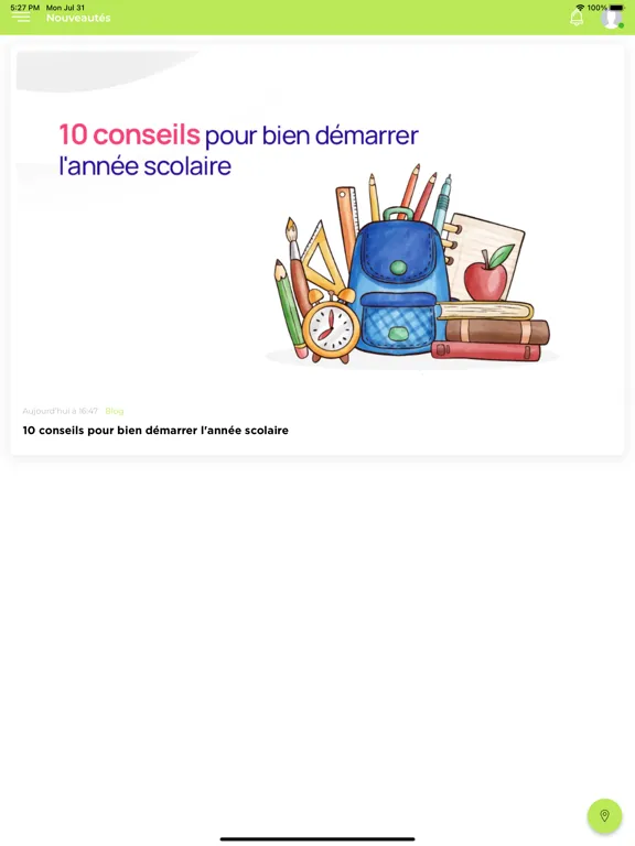 Groupe Scolaire Jean Jaures iPad  スクリーンショット