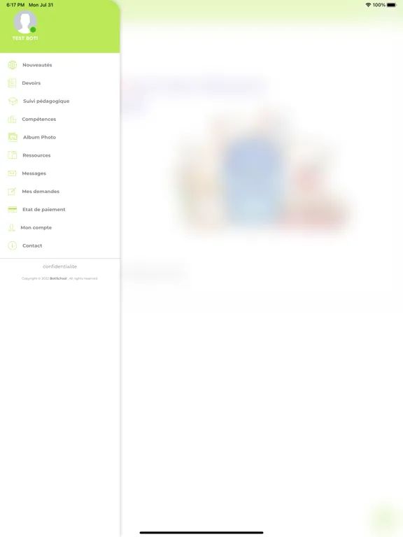 Groupe Scolaire Jean Jaures iPad  スクリーンショット