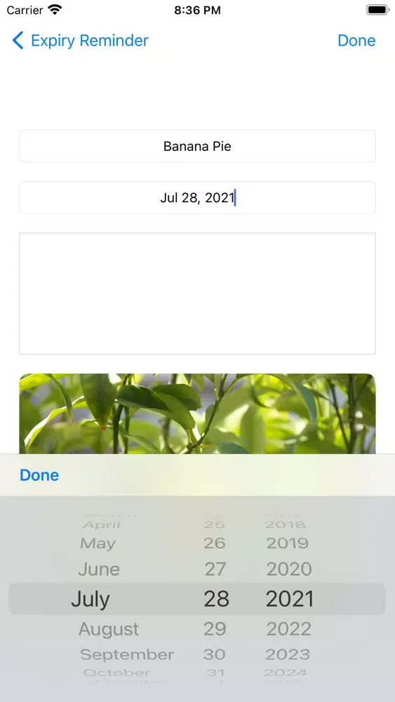 Expiry Reminder Basic স্ক্রিনশট
