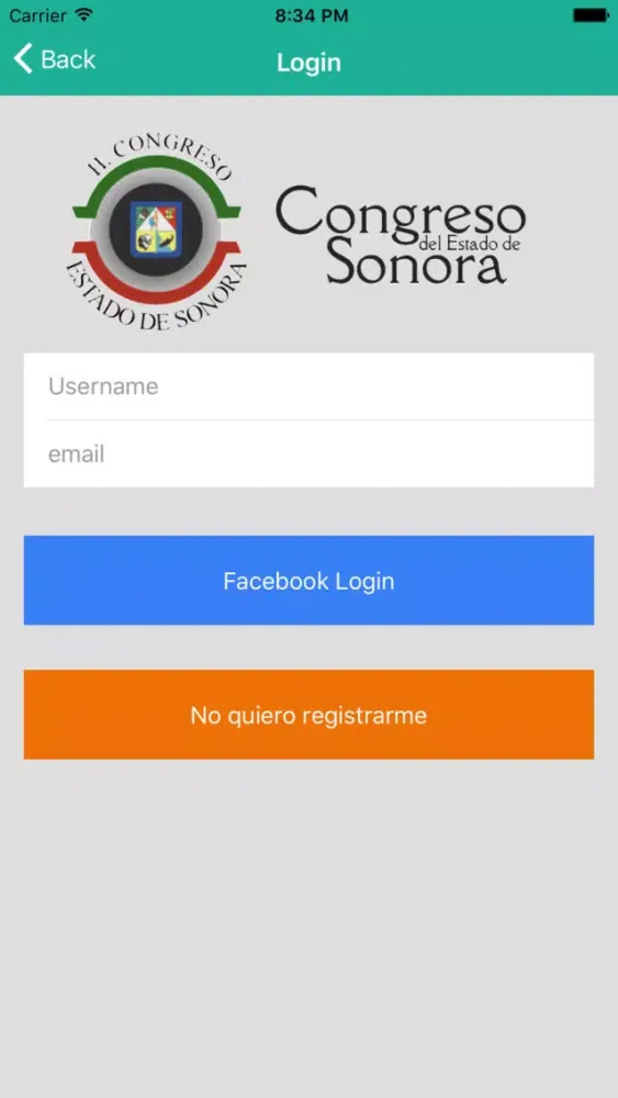 Congreso del Estado de Sonora سکرین شاٹس