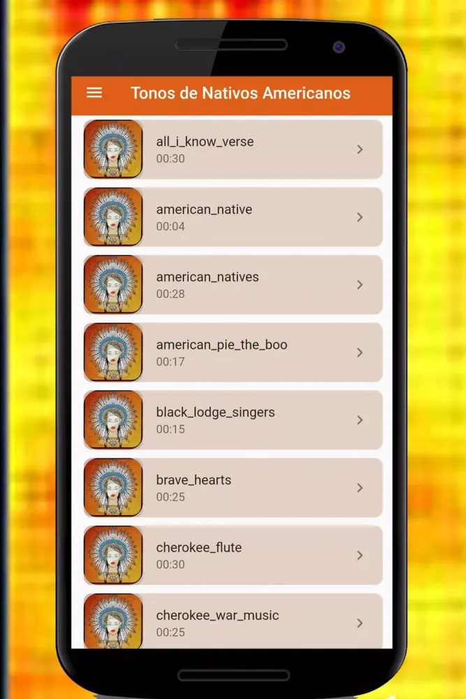 Native American Ringtones سکرین شاٹس