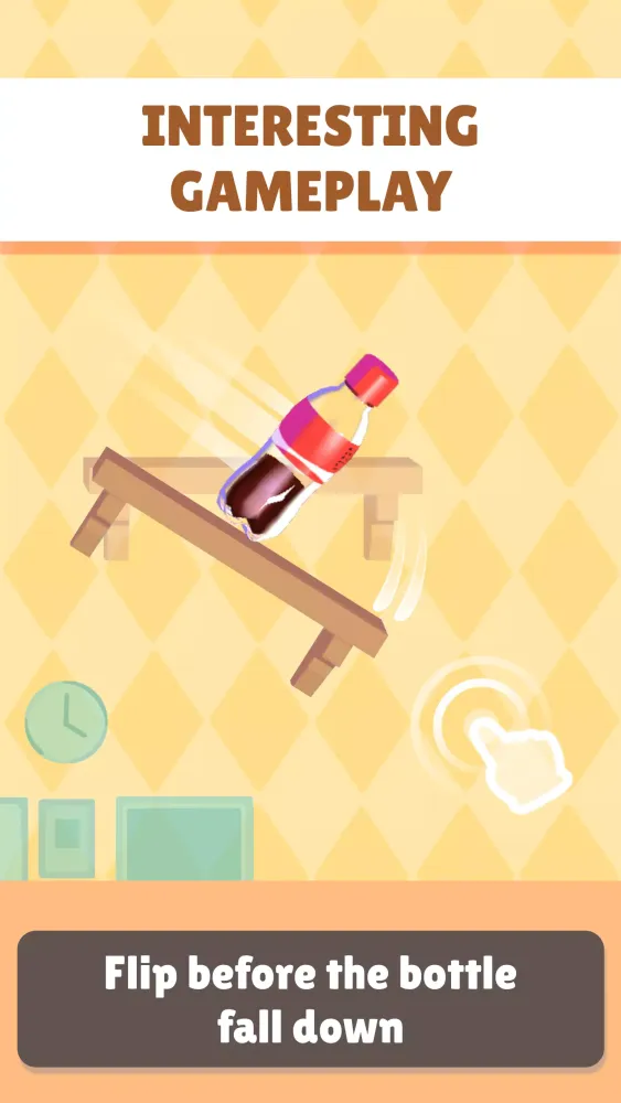 Capturas de tela do Bottle Flip Adventure 3D