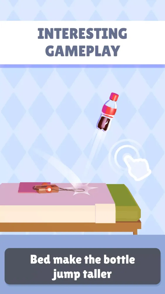 Capturas de tela do Bottle Flip Adventure 3D