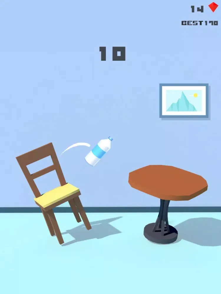 Скриншоты Bottle Flip 3D... iPad 