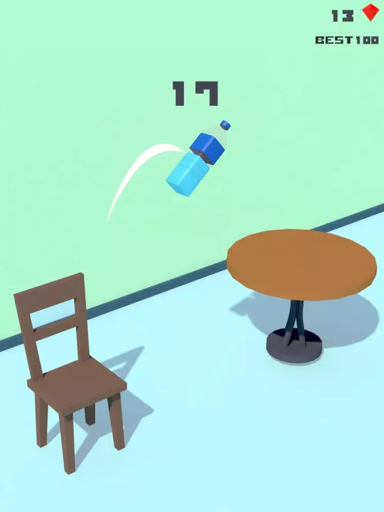 Скриншоты Bottle Flip 3D... iPad 