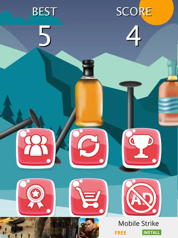 Tangkapan layar Super Bottle Flip - Extreme Challenge iPad 