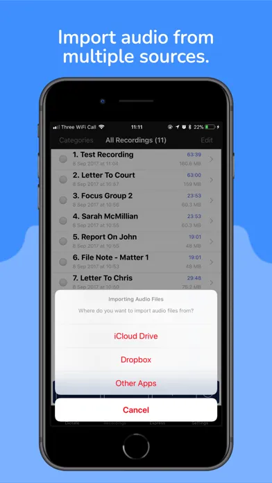 dictate2us Record & Transcribe应用截图