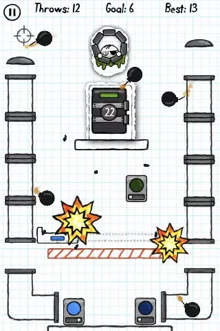 Zrzuty ekranu Doodle Bomb Lite