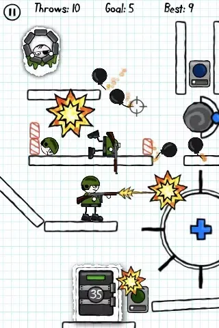 Zrzuty ekranu Doodle Bomb Lite