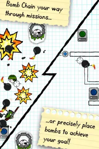Zrzuty ekranu Doodle Bomb Lite