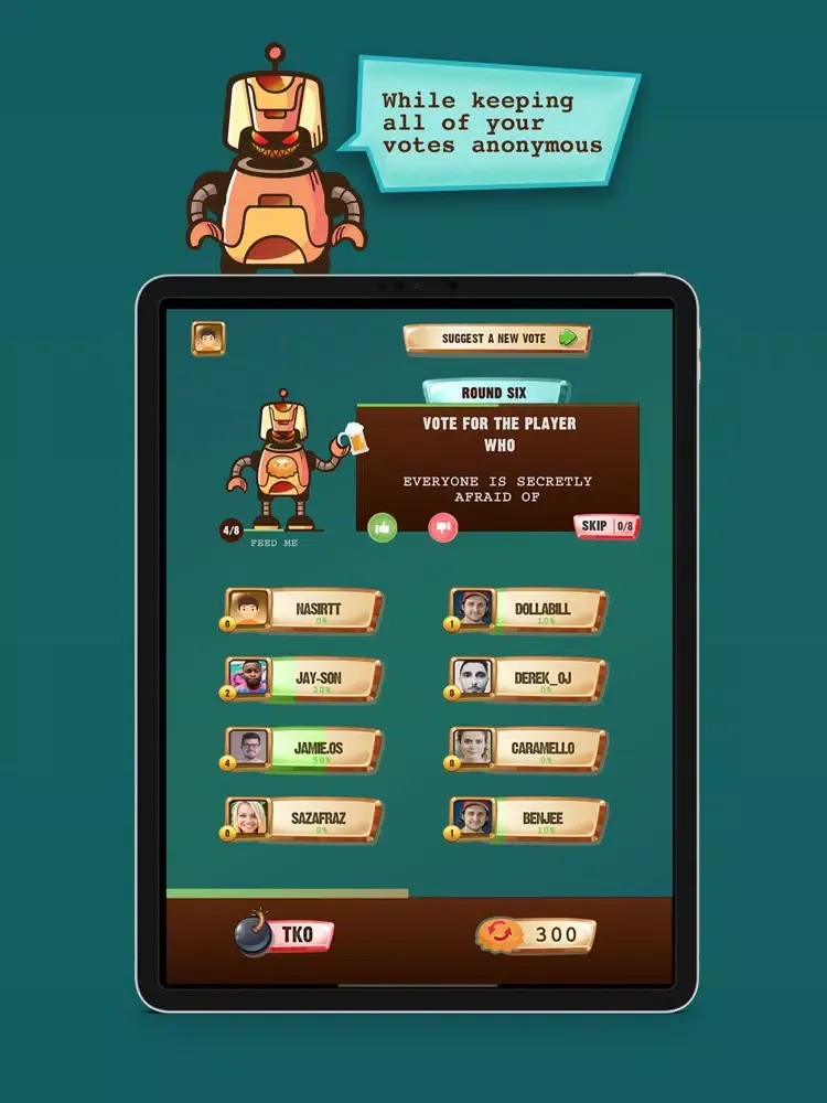 Rowdy Rumble Drinking Game iPad  Screenshots