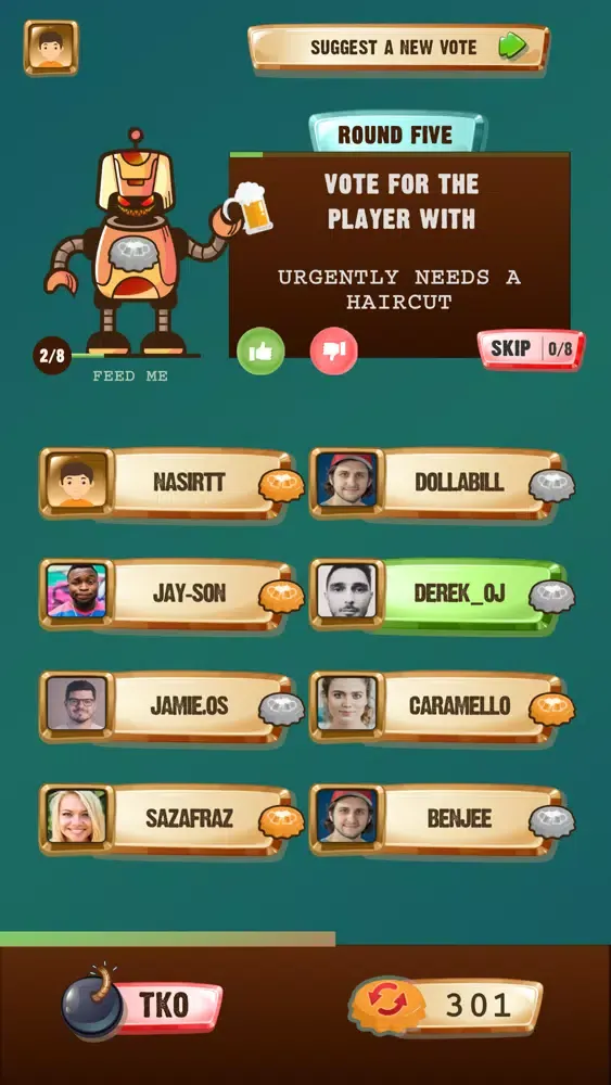 Rowdy Rumble Drinking Game Screenshots