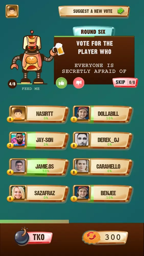 Rowdy Rumble Drinking Game Screenshots