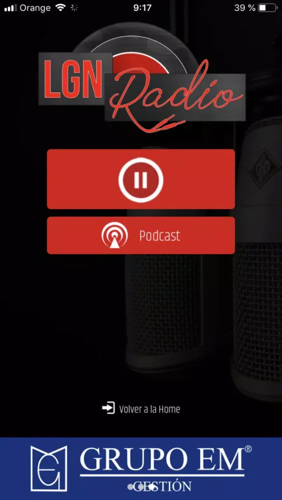 Captures d'écran de LGN Radio