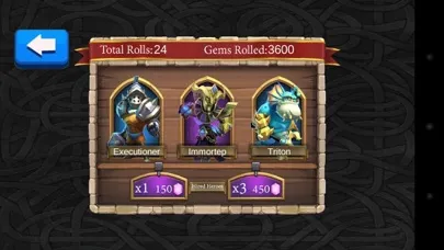 Tangkapan skrin CC Roll Simulator for Castle Clash