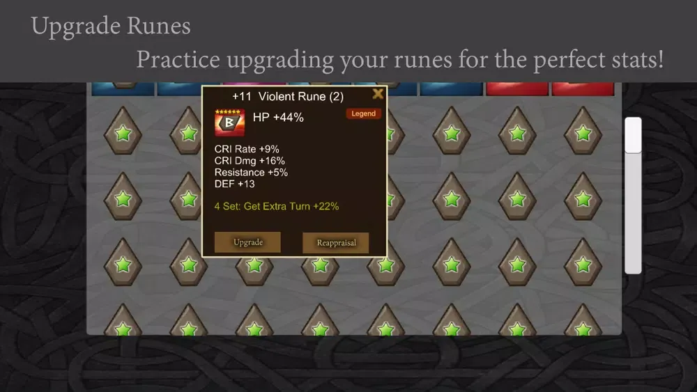 RuneCraft Simulator for Summoners War 스크린샷
