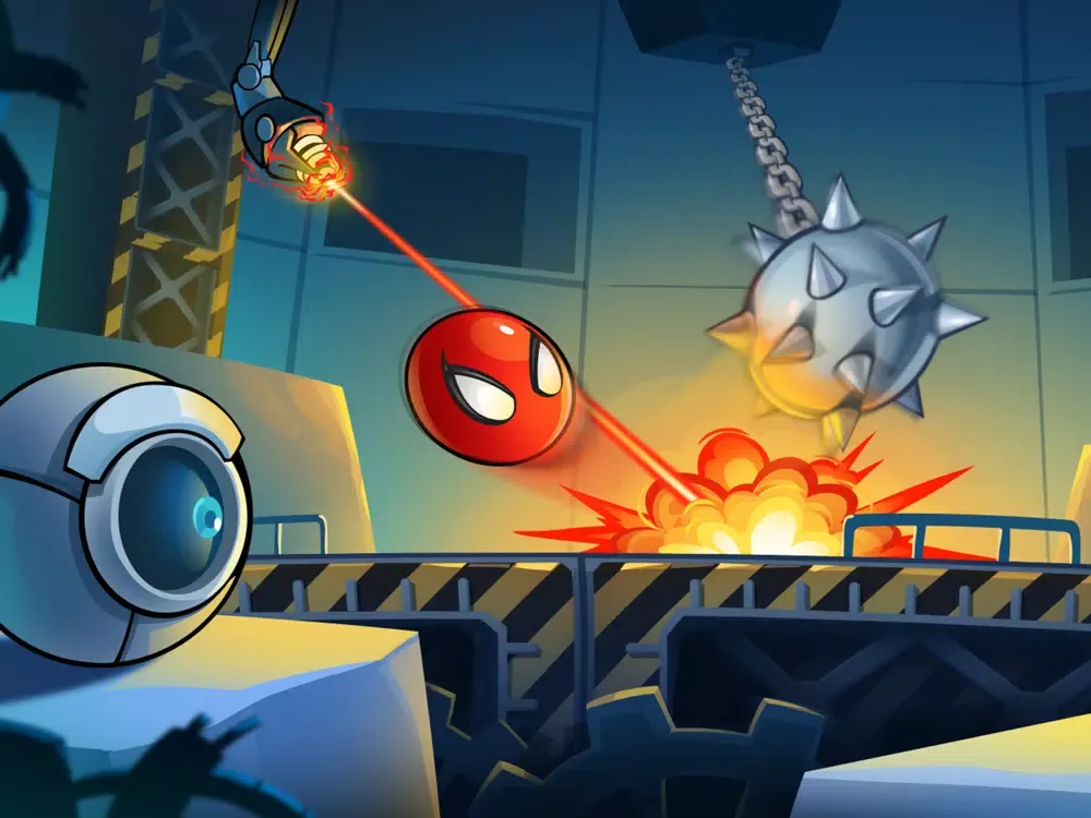 تصاویر Red Bounce Ball Adventure iPad 