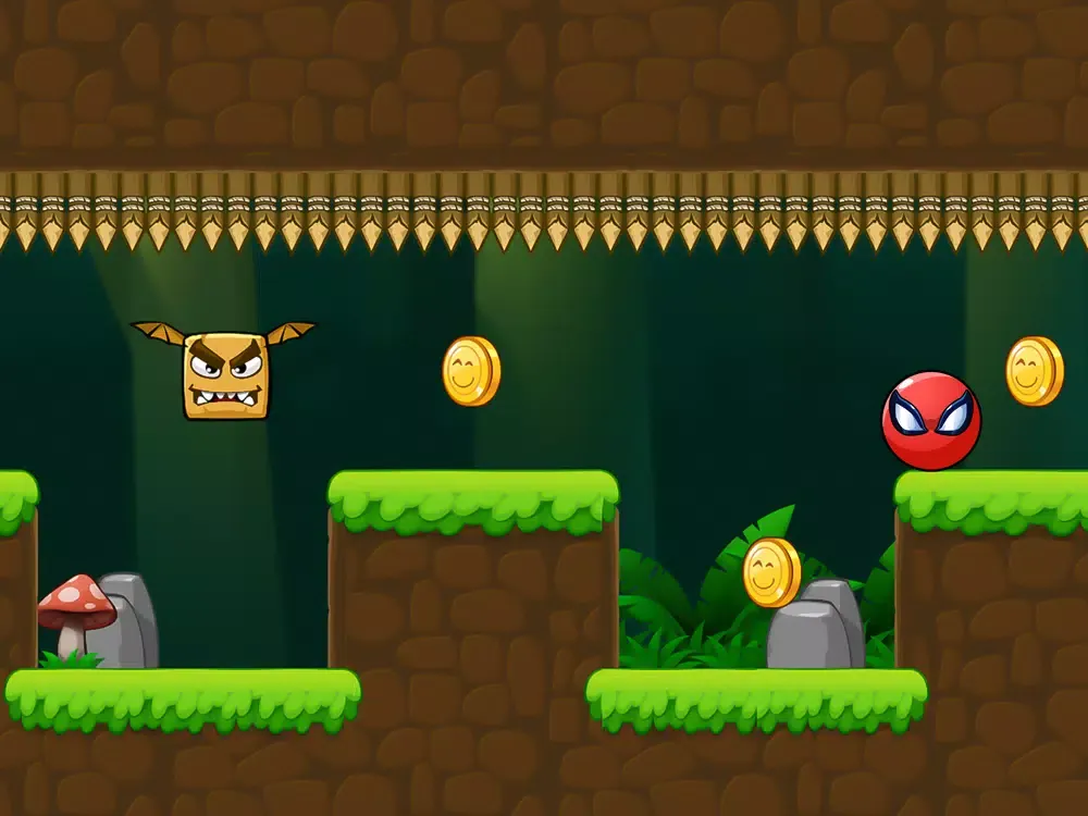 تصاویر Red Bounce Ball Adventure iPad 