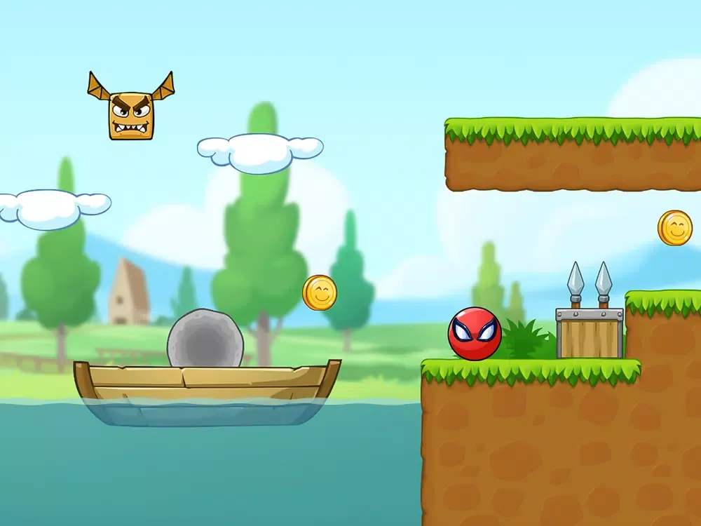 تصاویر Red Bounce Ball Adventure iPad 