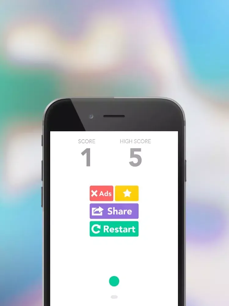 Bounce Game - balance the ball with the right color iPad  Ekran Görüntüleri