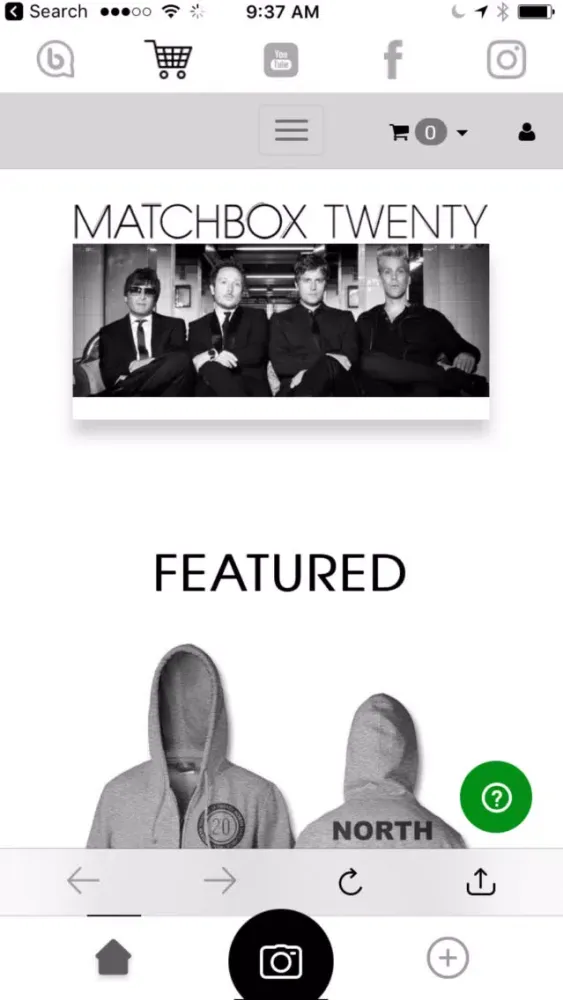 Zrzuty ekranu Matchbox Twenty - Music, Tour & Tickets (Official)