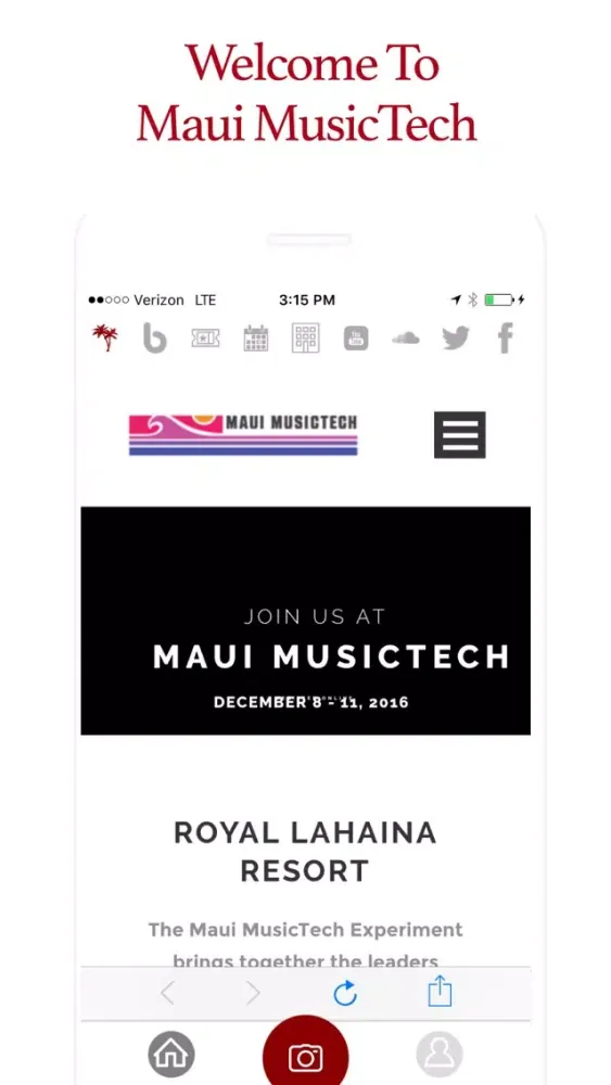 Maui MusicTech - Schedule, Speakers and Chat! スクリーンショット