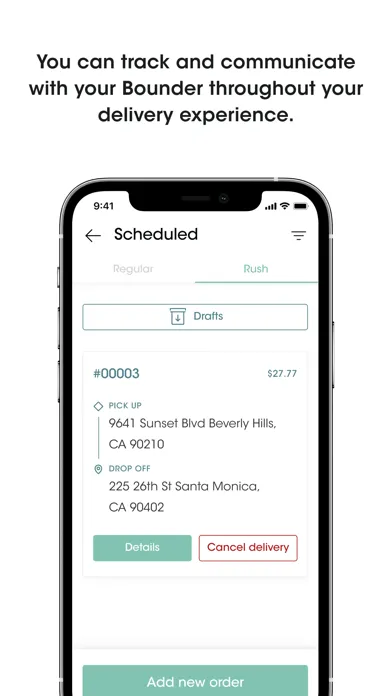 Bound - Delivery Screenshots
