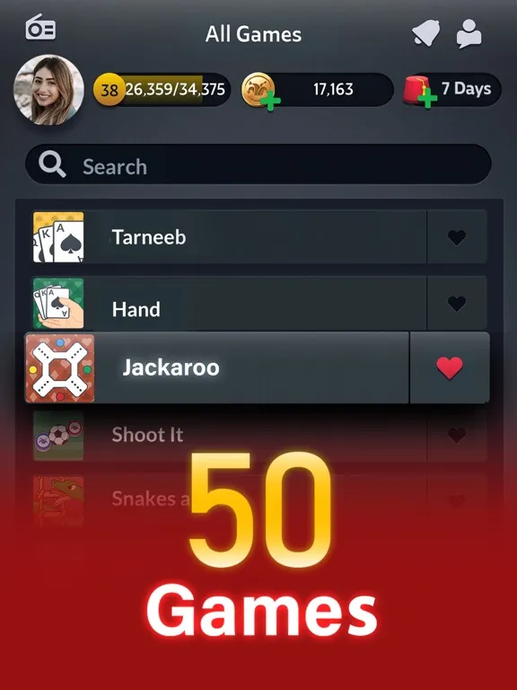 Jawaker: Games & Friends iPad  স্ক্রিনশট