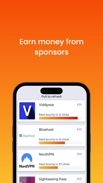 Captures d'écran de Bounty Mobile