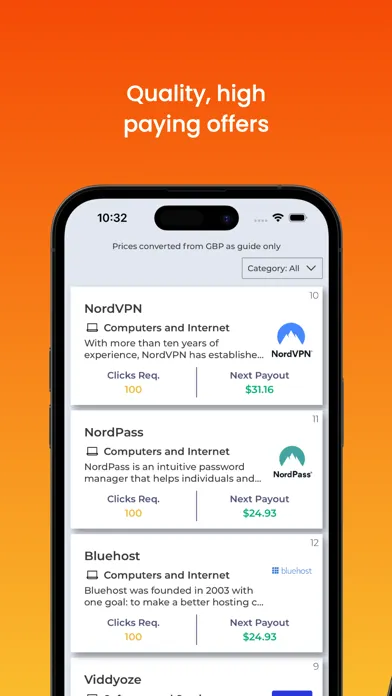 Captures d'écran de Bounty Mobile