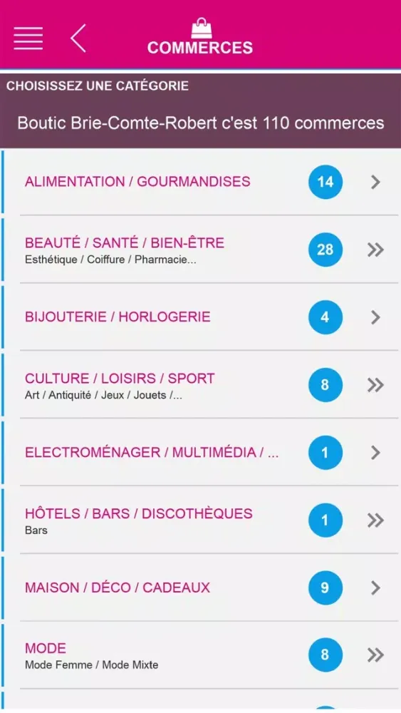 Capturas de tela do Vitrines de l'Orée de la Brie