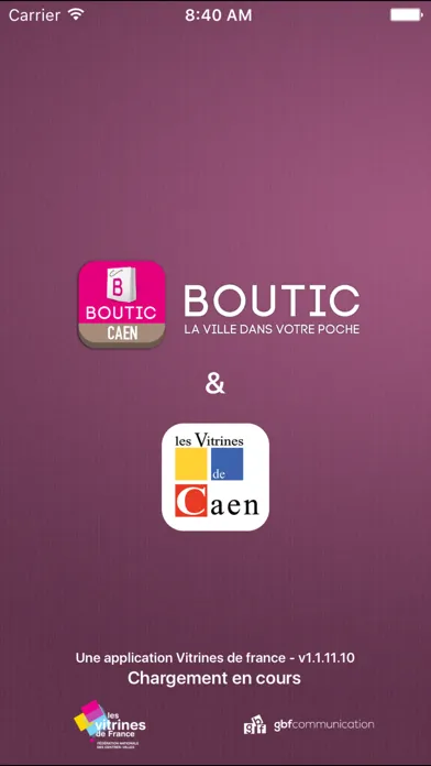 Capturas de tela do Boutic Caen