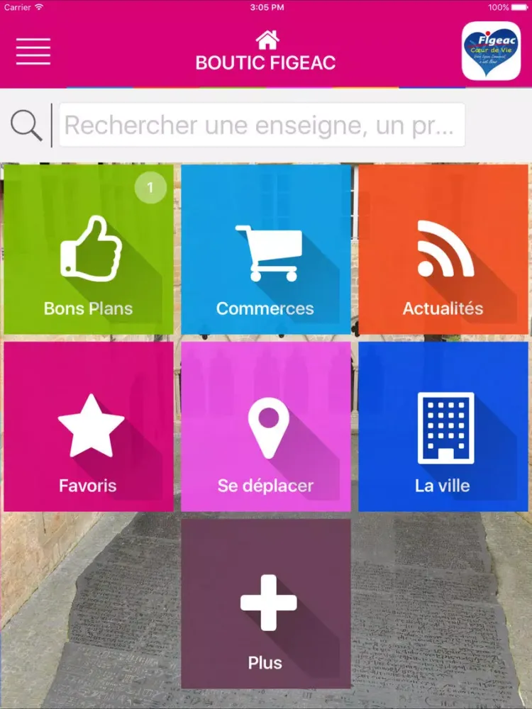 Capturas de pantalla de Boutic Figeac iPad 