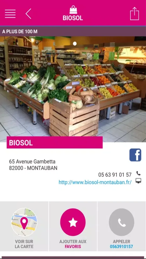 Tangkapan skrin Boutic Montauban