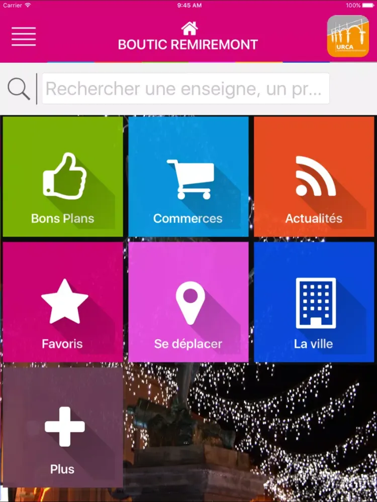 Ảnh chụp màn hình của Boutic Remiremont iPad 
