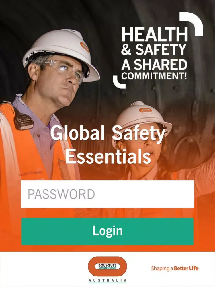 Tangkapan layar Global Safety Essentials iPad 