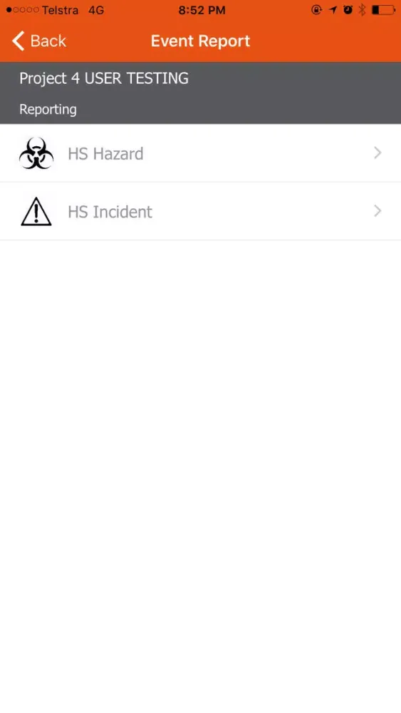BYCA HSe-system Incident and Hazard Reporting سکرین شاٹس