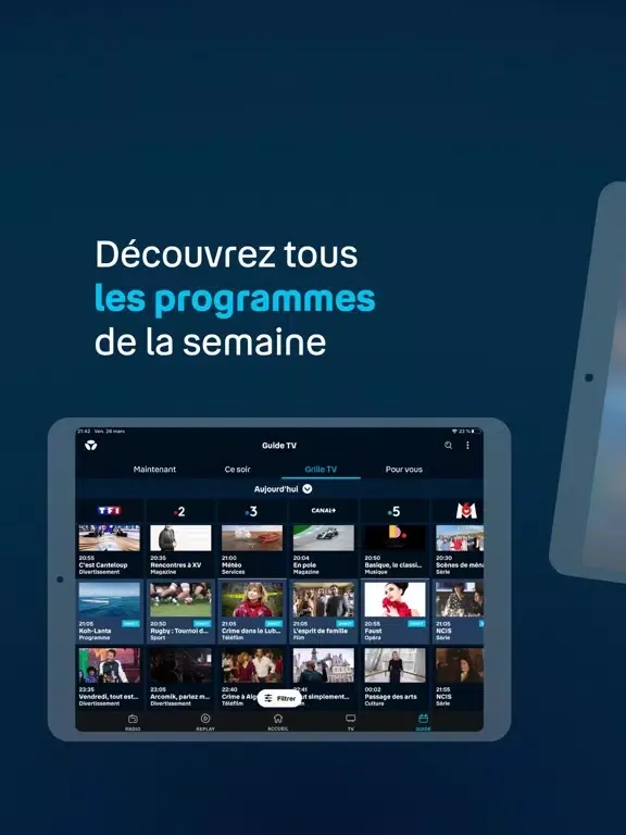 Zrzuty ekranu B.tv par Bouygues Telecom iPad 