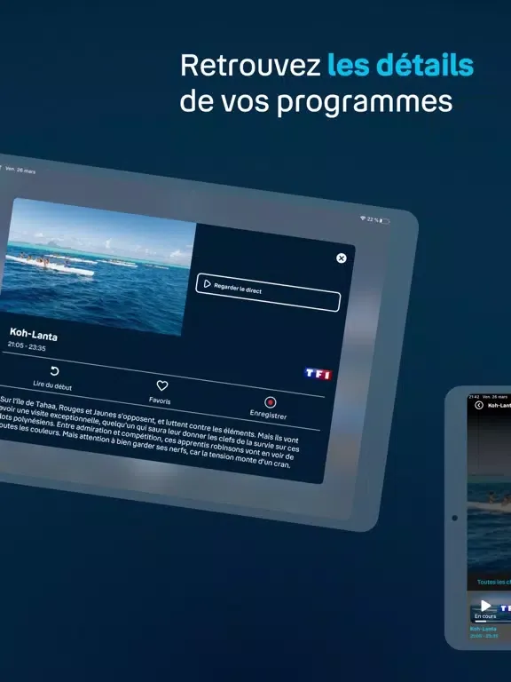Zrzuty ekranu B.tv par Bouygues Telecom iPad 