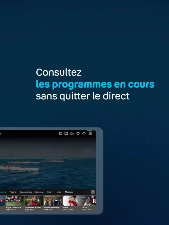 Zrzuty ekranu B.tv par Bouygues Telecom iPad 