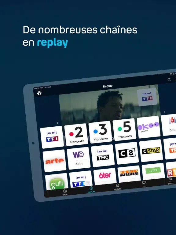 Zrzuty ekranu B.tv par Bouygues Telecom iPad 