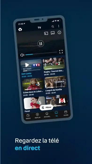 Zrzuty ekranu B.tv par Bouygues Telecom