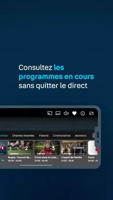 Zrzuty ekranu B.tv par Bouygues Telecom